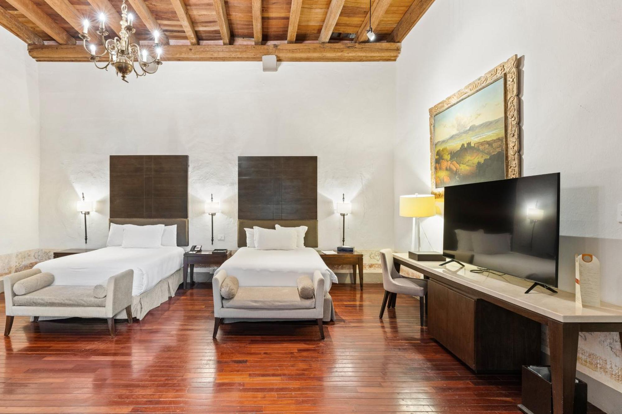 Quinta Real Puebla Otel Dış mekan fotoğraf A room at Hotel Casa 900