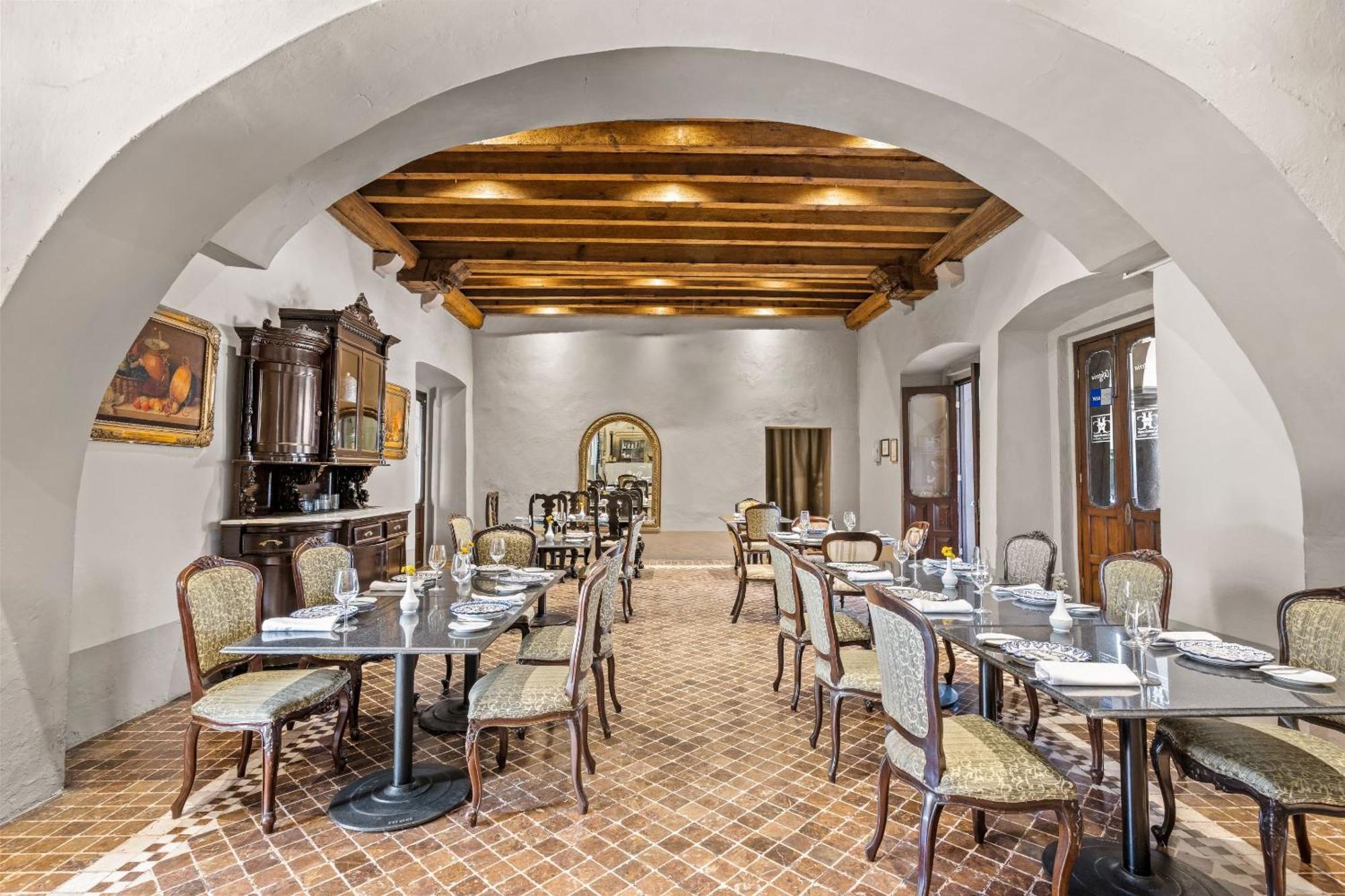 Quinta Real Puebla Otel Dış mekan fotoğraf Restaurant