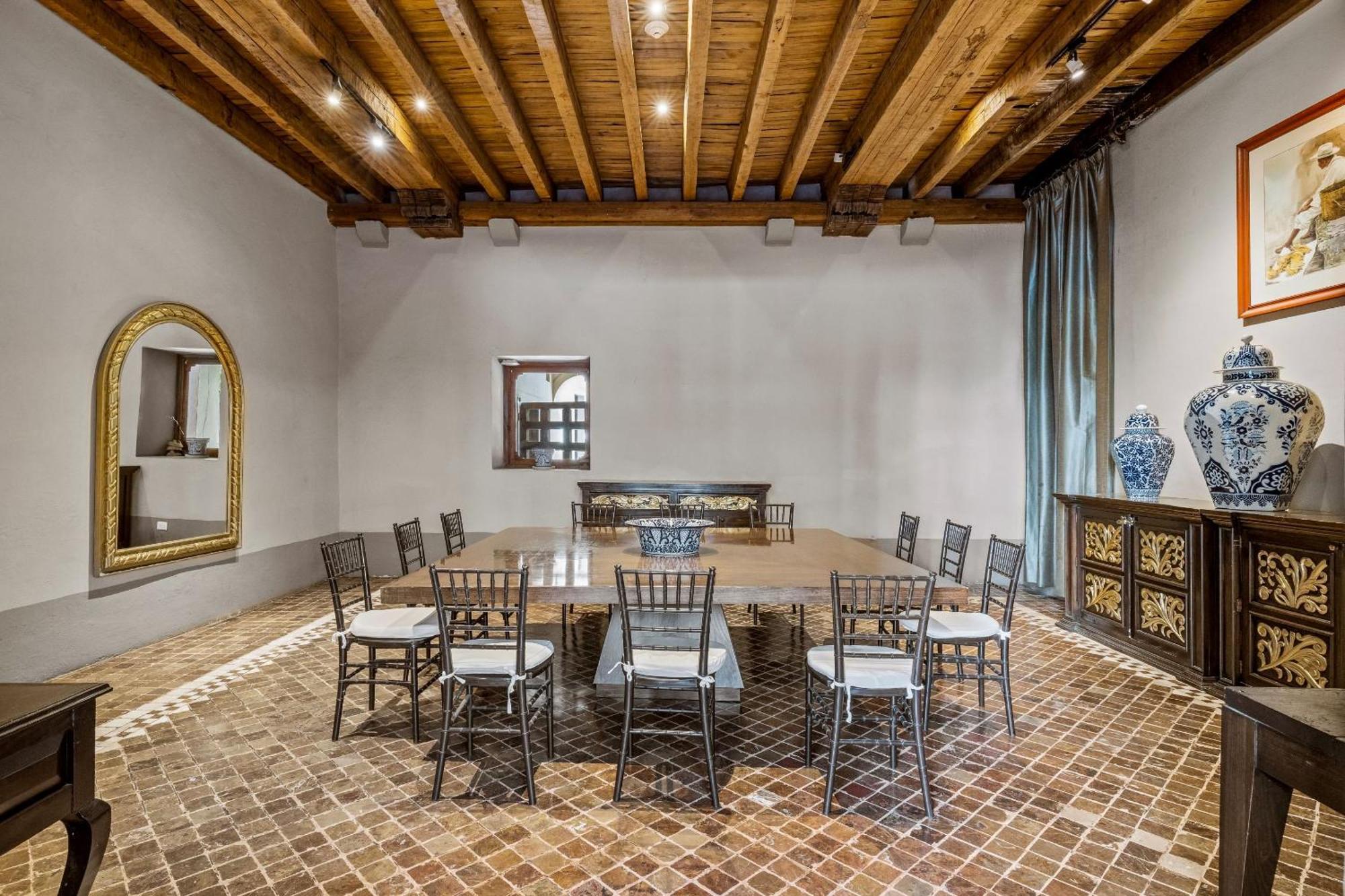 Quinta Real Puebla Otel Dış mekan fotoğraf The dining room